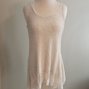 Cupio Cottagecore Lace Trimmed Top